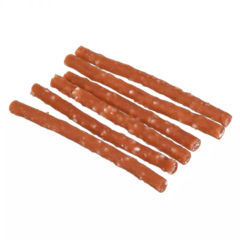 Šunų skanėstai PETITTO lazdelės su antiena ir ryžiais, 500 g — minkšti treniruočių kramtukai suaugusiems šunims