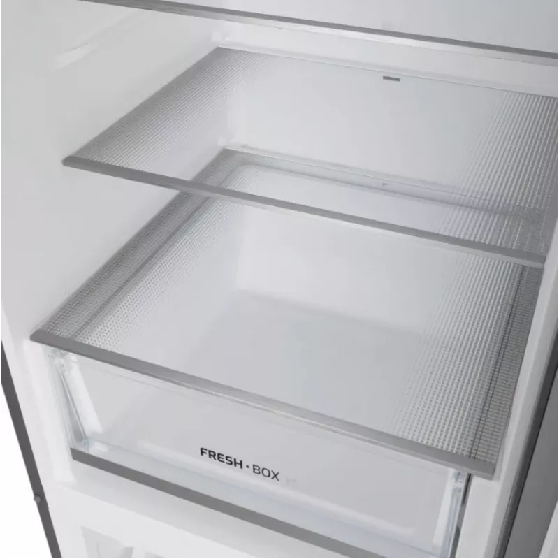 Laisvai pastatomas šaldytuvas-šaldiklis TEKA RBF 54650 SS XL, nerūdijantis plienas, 401 L bendras, apatinis šaldiklis, No Frost, jutiklinis valdymas