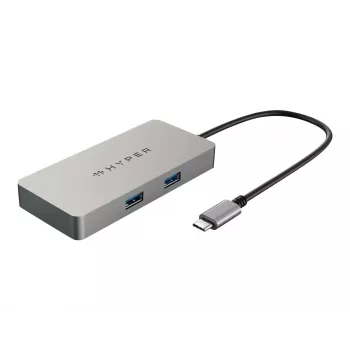 HYPER HDMB2 sąsajų šakotuvas USB 3.2 Gen 1 (3.1 Gen 1) Type-C 5000 Mbit/s Nerūdijantis plienas