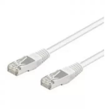 Wentronic Goobay CAT 5e jungiamasis kabelis, SF/UTP, baltas, 0,25 m - CCA vario mišinys (95213)