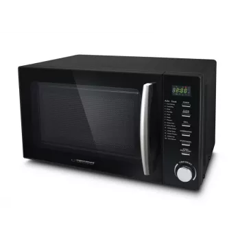 Kombinuota mikrobangų krosnelė ESPERANZA COCINERO 1200 W, 20 L, grilis 900 W, LED ekranas, ant stalviršio, juoda