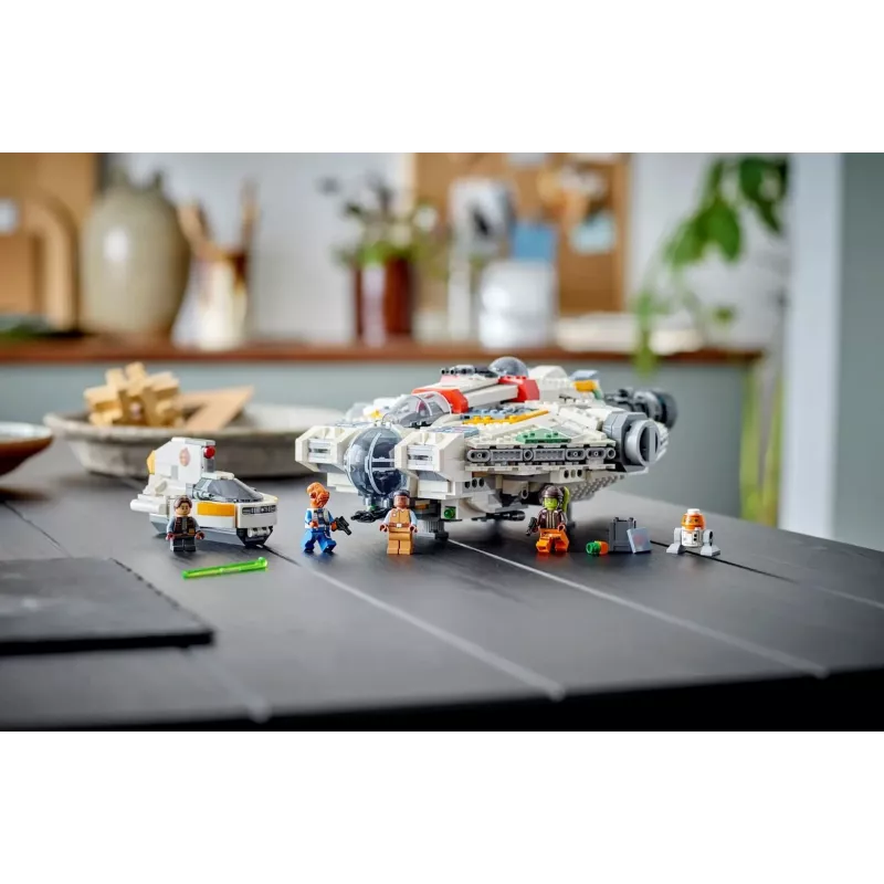 LEGO Star Wars žaidimų rinkinys 75357 — „The Ghost“ ir „Phantom II“, 1 394 detalės, 4 minifigūrėlės, nuo 10 metų