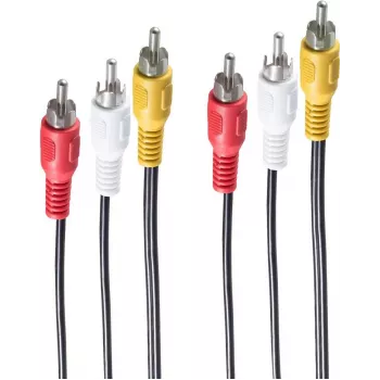 Vaizdo kabelio adapteris ShiverPeaks BS90024-10 10m 3 x RCA