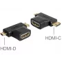 Adapteris HDMI-C / HDMI-D į HDMI-A DeLOCK 65446