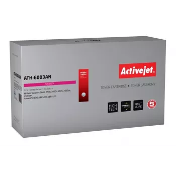 Kasetė su toneriu ActiveJet ATH-6003AN rausvai raudona (magenta) lazeriniams spausdintuvams, 2000 puslapių, suderinama su HP/Canon
