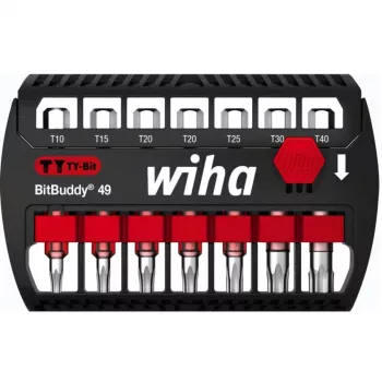 Bitų rinkinys Wiha BitBuddy TY 49 mm