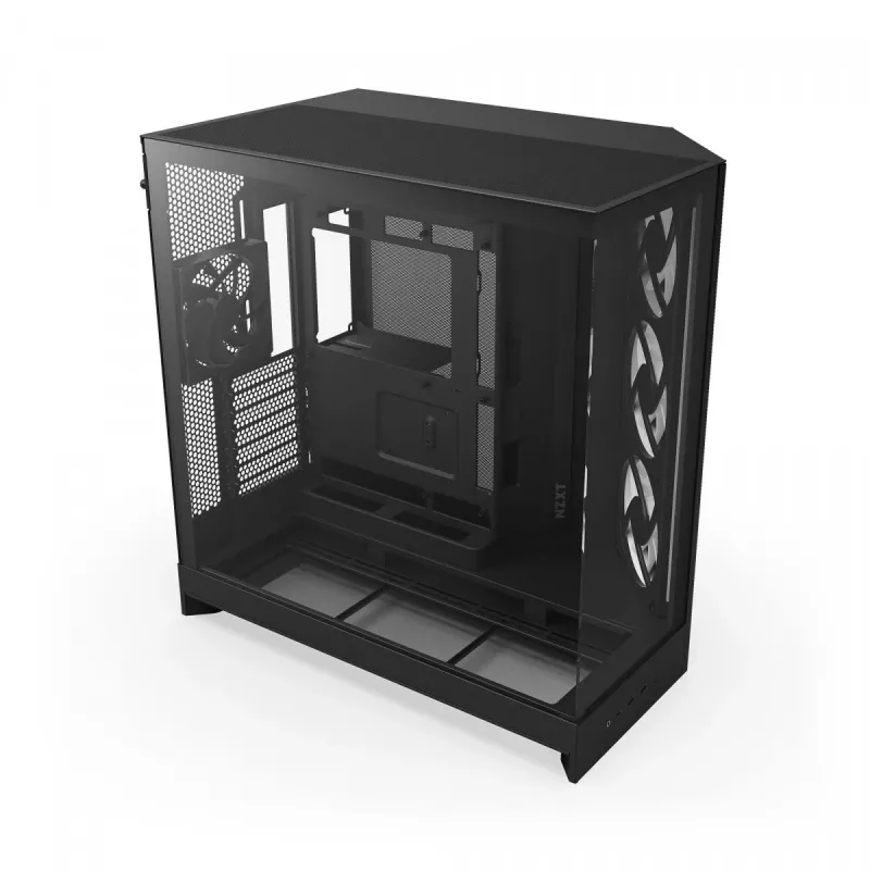Korpusas NZXT H9 Flow RGB Midi Tower juodas