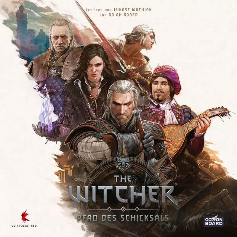 Stalo žaidimas Asmodee The Witcher: Pfad des Schicksals Deluxe Edition – stalo vaidmenų ir strategijos žaidimas