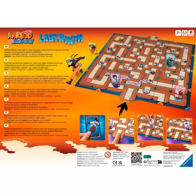 Naruto Shippuden Labirintas, stalo žaidimas