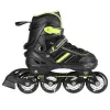 Nils Extreme NH18191 2IN1 riedučiai BLACK/LIME dydis M (34-38) su keičiamomis ledo ritulio pačiūžomis