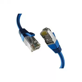 EFB-Elektronik CAT8.1 mėlynas 0,25m RJ45 pataikymo kabelis S/FTP PIMF LSZH 2000MHz 40Gb tinklo kabelis