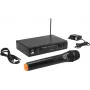 Belaidė mikrofono sistema Omnitronic VHF-101 212,35 MHz VHF imtuvas ir rankinis siųstuvas