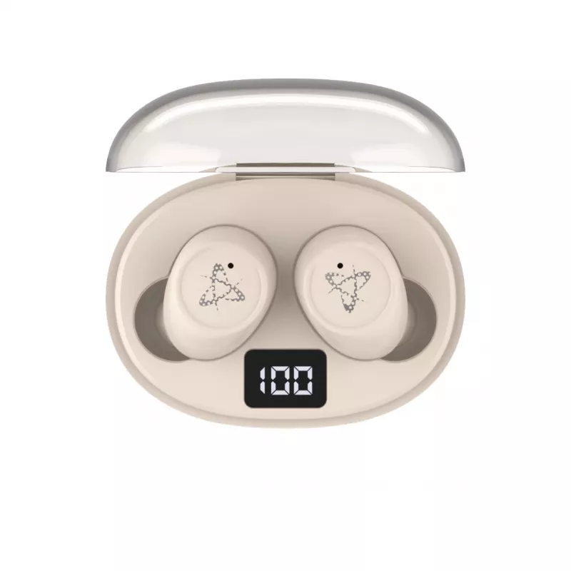 Belaidės ausinės SBOX EB-TWS115 Smėlio spalvos