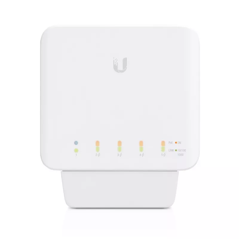 Ubiquiti UniFi Switch Flex (3 vienetų pakuotė) Valdomas L2 Gigabit Ethernet (10/100/1000) maitinimas per Ethernet (PoE) baltas