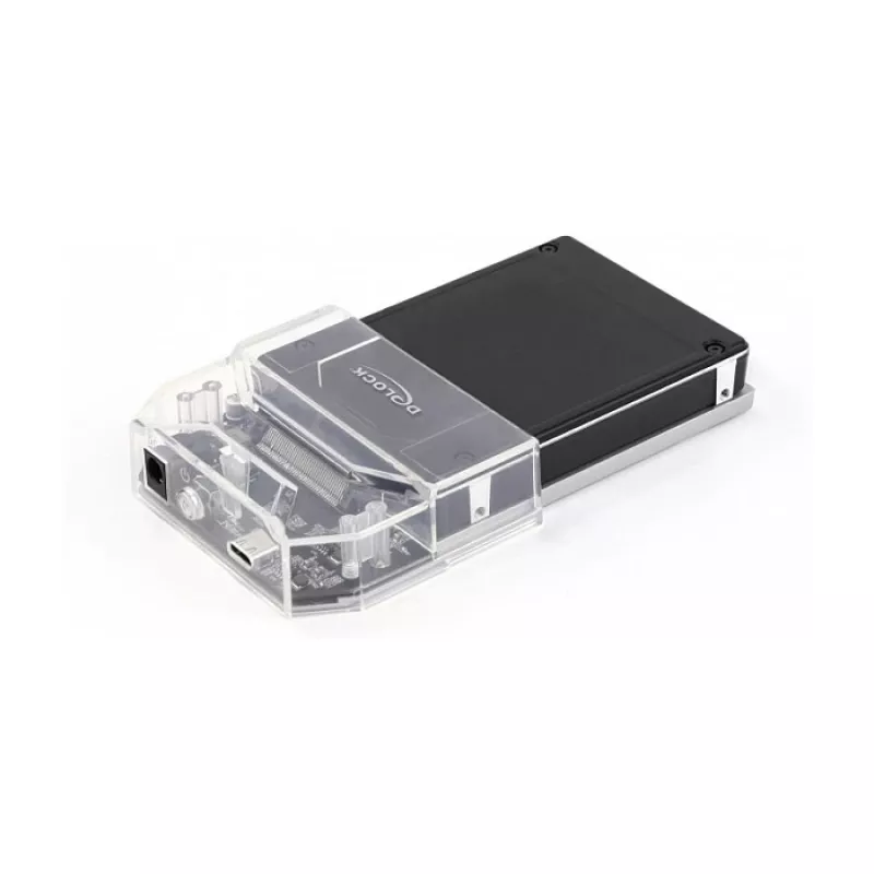 DeLOCK USB Type-C dokavimo stotelė 1 x U.2 SSD juoda