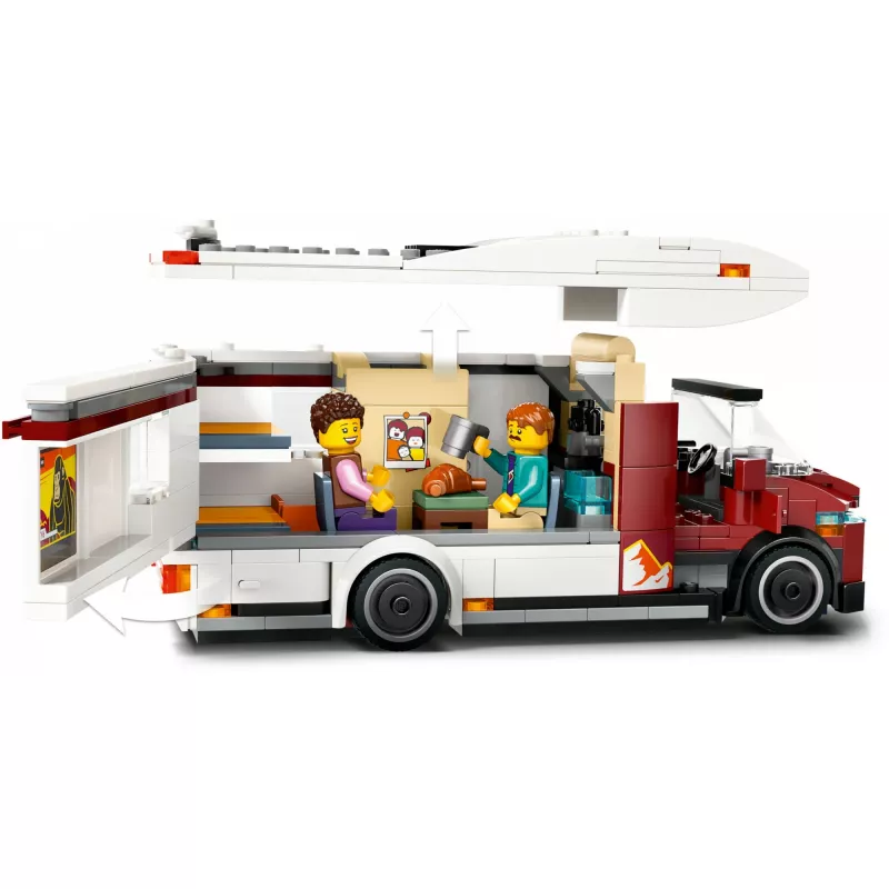 Konstruktorius LEGO City Nuotykių Kempingvagonas 60454, 385 dalių, aukštis 80 mm, nuo 6 metų