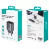 Įkroviklis USAMS CC290 T66 45W GaN greitas įkrovimas sidabrinis