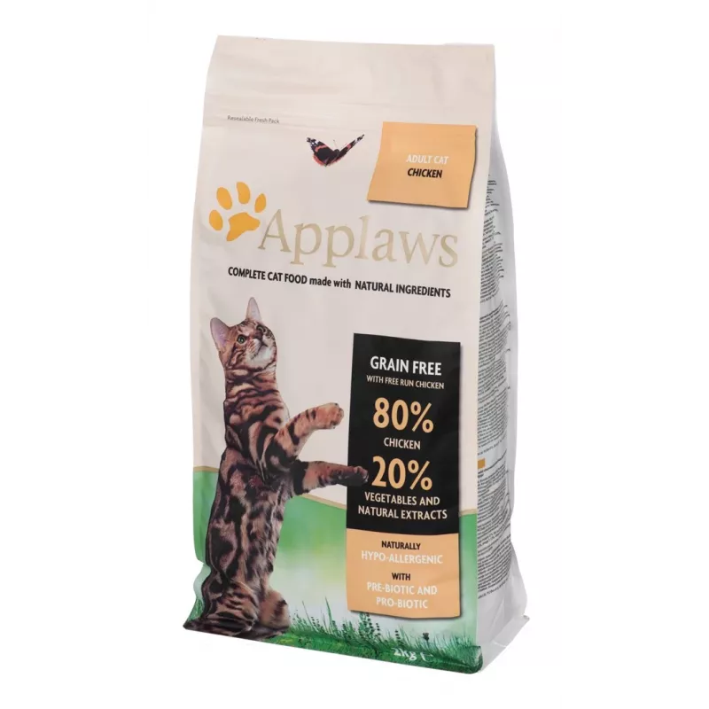 APPLAWS Chicken - sausa katėms skirta vištienos ėdalo 2 kg