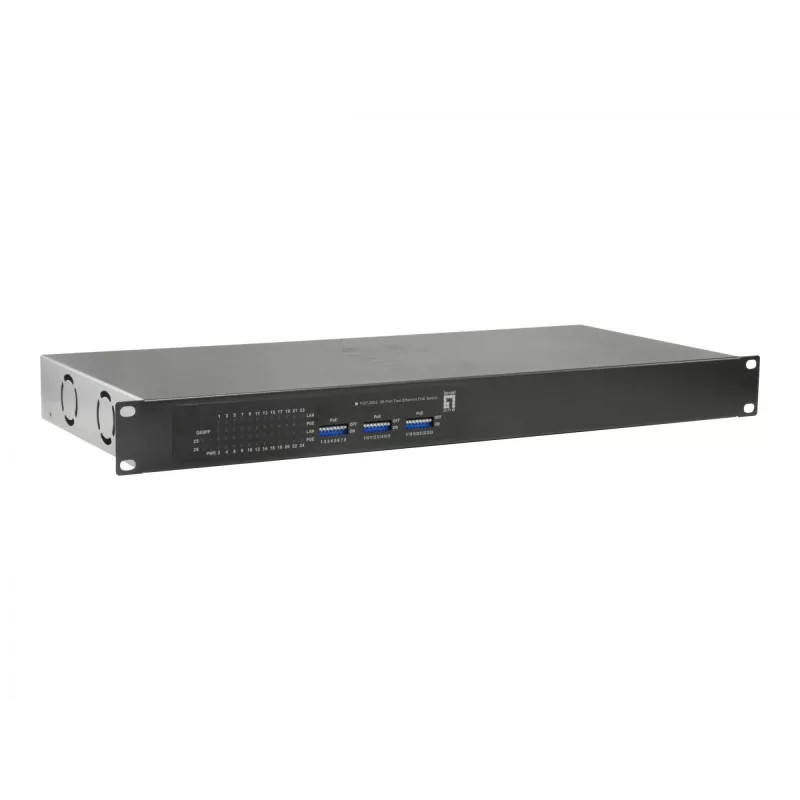 Nevaldomas jungiklis LevelOne FGP-2602W380 26 prievadų Fast Ethernet PoE