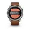 Garmin Fenix 8 3.56 cm (1.4 inch) AMOLED 51 mm Skaitmeninis 454 x 454 pikseliai Liečiamas ekranas Titanas Wi-Fi GPS (palydovas)