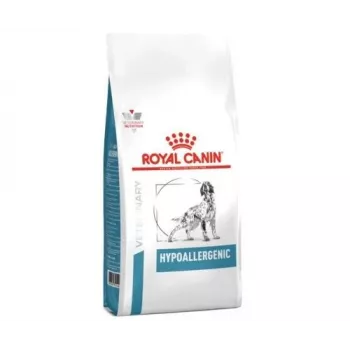 Sausas šunų ėdalas Royal Canin Hypoallergenic 7 kg – paukštiena, suaugusiems šunims, be glitimo, 21% baltymų, 19% riebalų