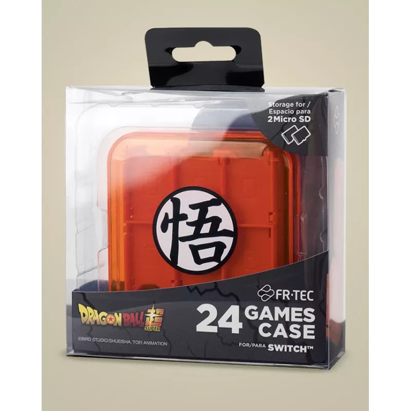 Dėklas žaidimų kasetėms FR-TEC Dragon Ball Super Nintendo Switch Orange