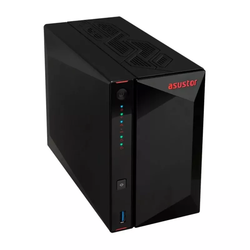 Asustor AS5402T NAS / saugojimo serveris Intel® Celeron® N5105 4 GB DDR4 0 TB ADM juoda
