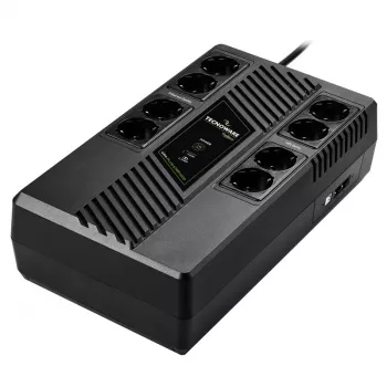 Nepertraukiamo maitinimo šaltinis TECNOWARE Era Plus Strip 1000, Line-Interactive 1 kVA / 700 W, 8 lizdai F tipas, VRLA baterija, 4.4 kg