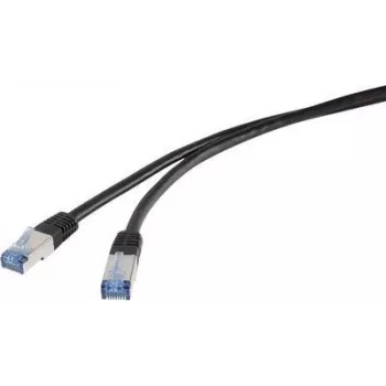 Renkforce RF-4673696 tinklo kabelis juodas 20 m Cat6a S/FTP (S-STP) (RF-4673696)