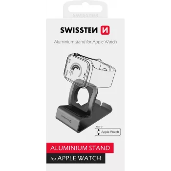 Aliumininis stovas SWISSTEN 25005200 Apple Watch Series 1–6, pilkas