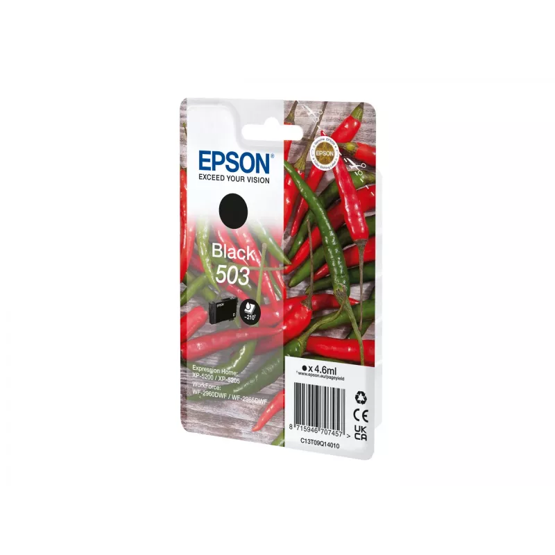 Epson 503 originali juoda kasetė 1 vnt. Standartinė išeiga