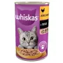 Šlapias kačių ėdalas Whiskas 400 g – vištienos skonis, suaugusioms katėms, skardinė