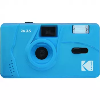 Kodak M35 kompaktiškas juostinis fotoaparatas 35 mm mėlynas (117061)