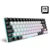 Sharkoon SKILLER SGK50 S3 klaviatūra mechaninė žaidimams USB AZERTY balta