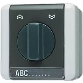 Jung 834.10 W Elektrinis jungiklis 1P juodas - baltas (834.10W)