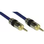 Stereo jack laidas Kindermann K-99950P — 3,5 mm, 10 m