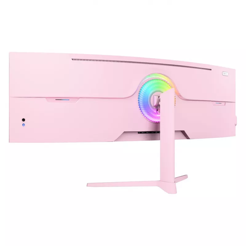 Išlenktas monitorius Arozzi Nova 49 inch (124,5 cm) Dual QHD 5120×1440 LED VA 32:9 4 ms Rožinis