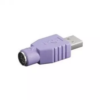 Microconnect USBA-M/PS2-F USB A PS2 Violetinis Laidinis Sąsajos Adapteris (USB ADAP A-M/PS2-F)
