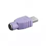 Microconnect USBA-M/PS2-F USB A PS2 Violetinis Laidinis Sąsajos Adapteris (USB ADAP A-M/PS2-F)