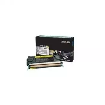 Originalus kasečių modulis Lexmark C748H1YG geltona, lazerinė, išeiga 10 000 puslapių, 1 vnt.