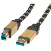 USB 3.0 laidas ROLINE GOLD Type A M - B M 3,0 m