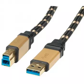 USB 3.0 laidas ROLINE GOLD Type A M - B M 3,0 m