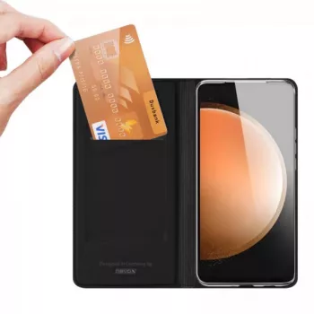 Nevox dėklas su pinigine, Samsung Galaxy S25 FE, juodas (2575)