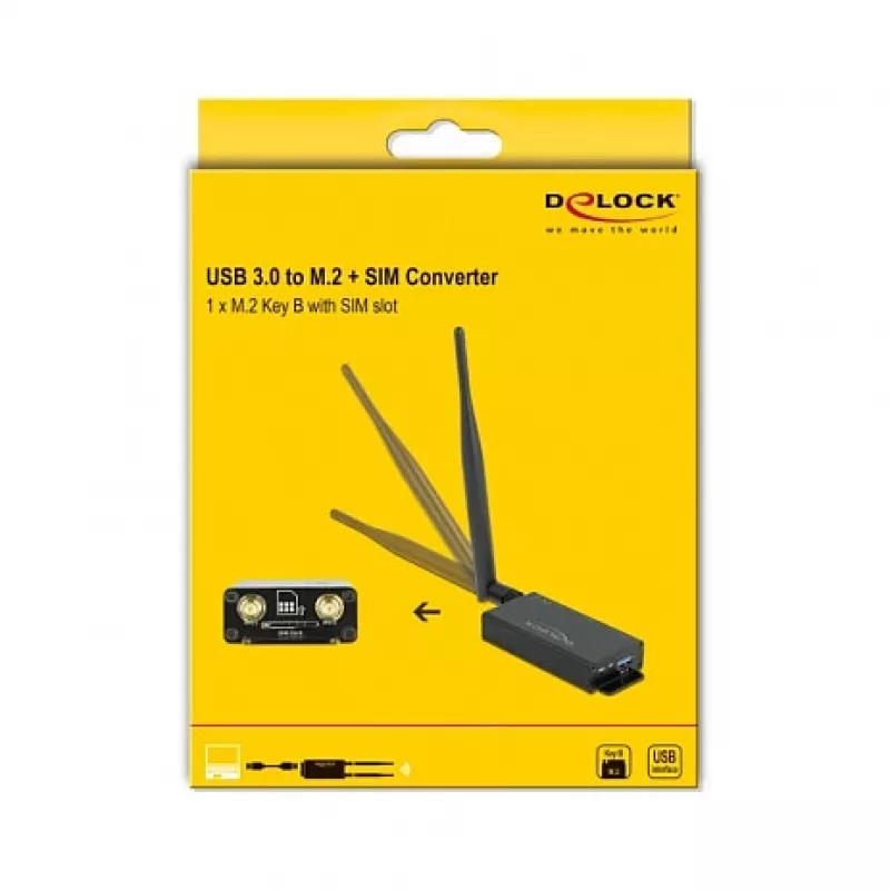 DeLOCK 63172 M.2 USB 3.2 Gen 1 sąsajos kortelė