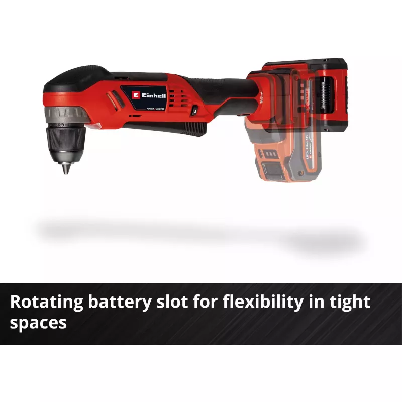 Einhell TE-AD 18 Li akumuliatorinis gręžtuvas 1100 RPM 1.22 kg juodas, raudonas