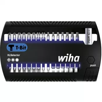 WIHA 41830 - Bit-Set XLSelector, 31 dalių mišrus, 25 mm, T-Bit (41830)