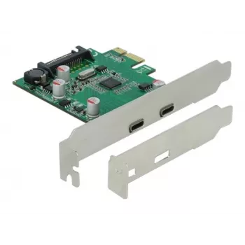 DeLOCK PCI Express x1 kortelė su 2 x USB Type-C™ lizdais