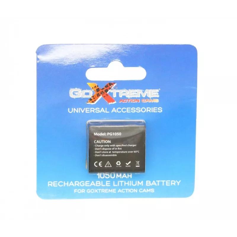 GoXtreme 1050mAh 3.7 V Baterija, skirta Rallye, Endurance, Discovery ir Pioneer