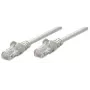 Intellinet tinklo jungiamasis laidas, Cat5e, 1 m, pilkas, CCA, U/UTP, PVC, RJ45, paauksuoti kontaktai, su apsauga nuo užkabinimo, su batu, viso gyvenimo garantija