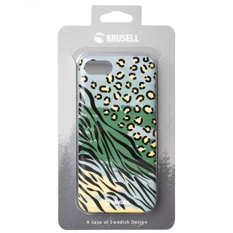Apsauginis telefono dėklas Krusell Cover Limited, skirtas Apple iPhone 8/7 — laukinė žalia